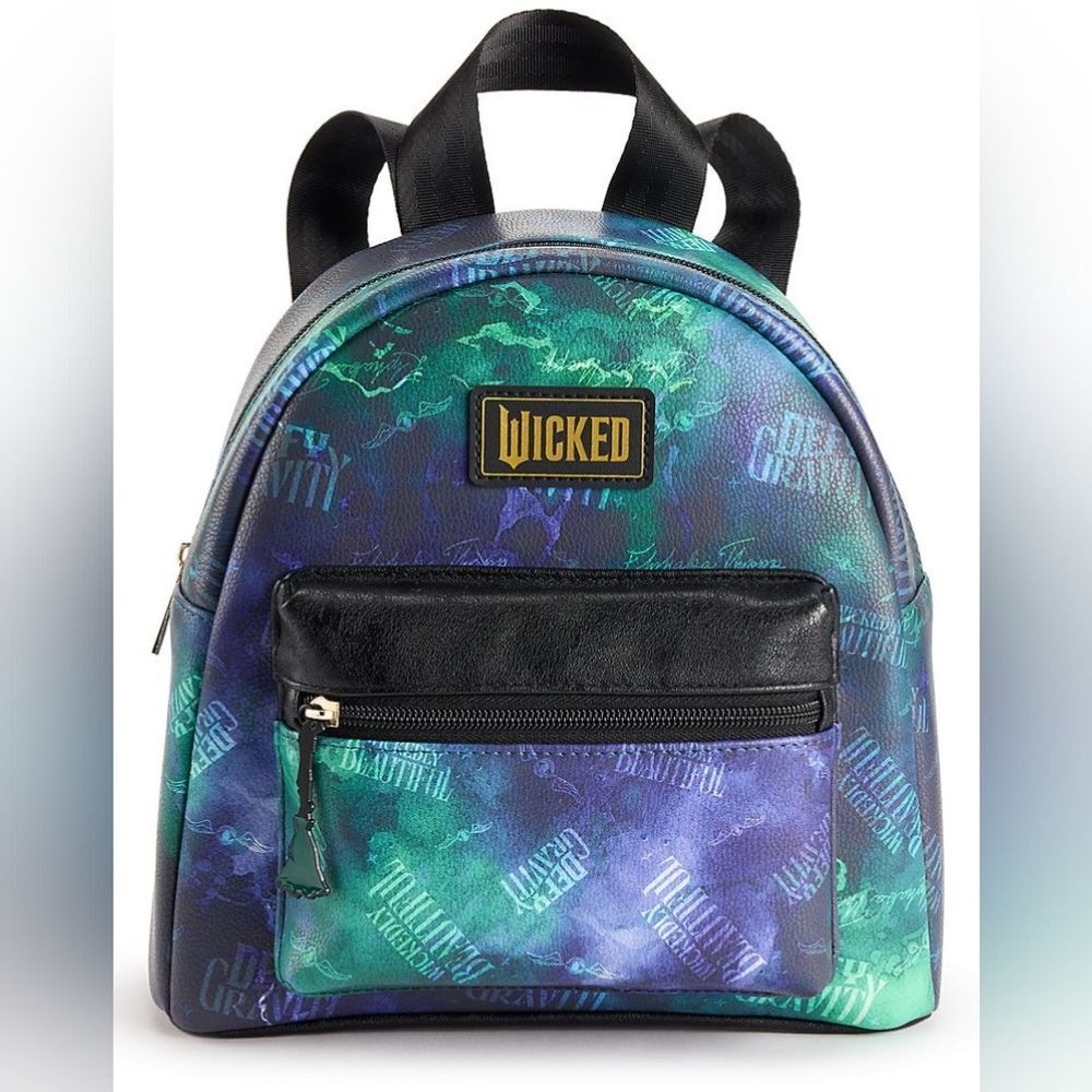 Wicked the Movie Defying Gravity Mini Backpack NWT Musicals Colorful